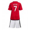 Koszulka piłkarska Manchester United Mason Mount #7 Strój Domowy dla dzieci 2023-24 tanio Krótki Rękaw (+ Krótkie spodenki)